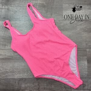 Charmo Smocked One Piece Swimsuit Size M